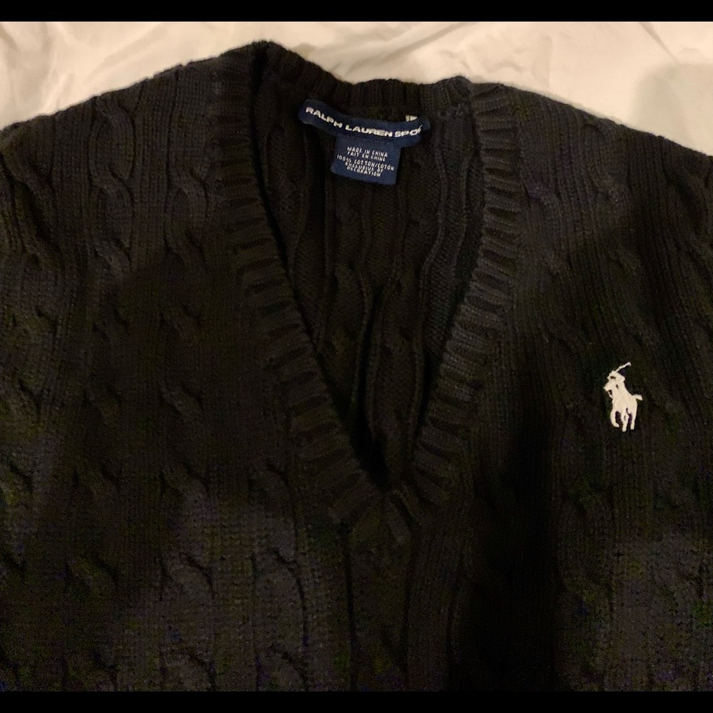Ralph Lauren Sport Cotton Sweater *worn once* - Picture 4 of 9